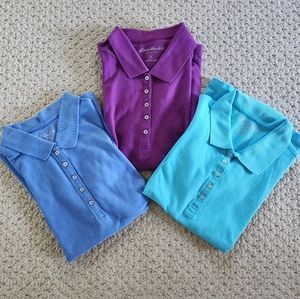 Eddie Bauer 3 Polo Shirts
